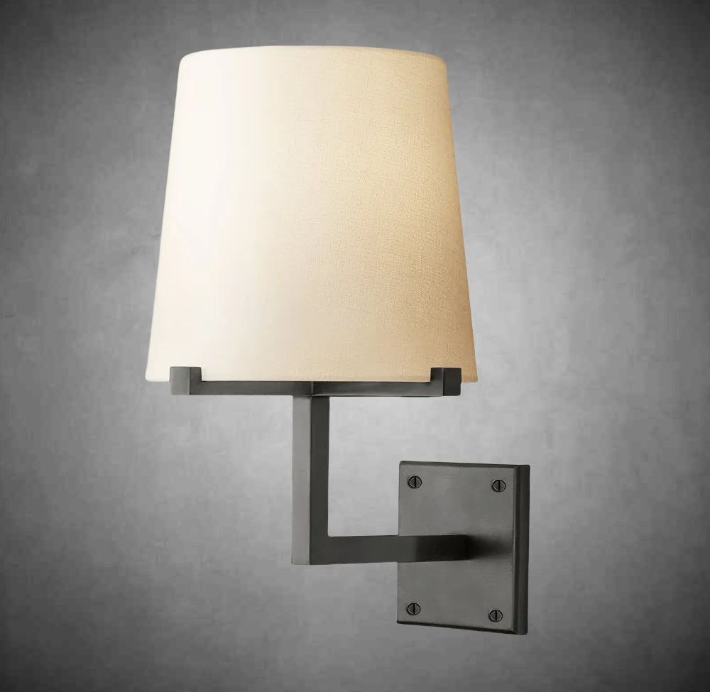 Brilliax Fabric Shade Grand Sconce