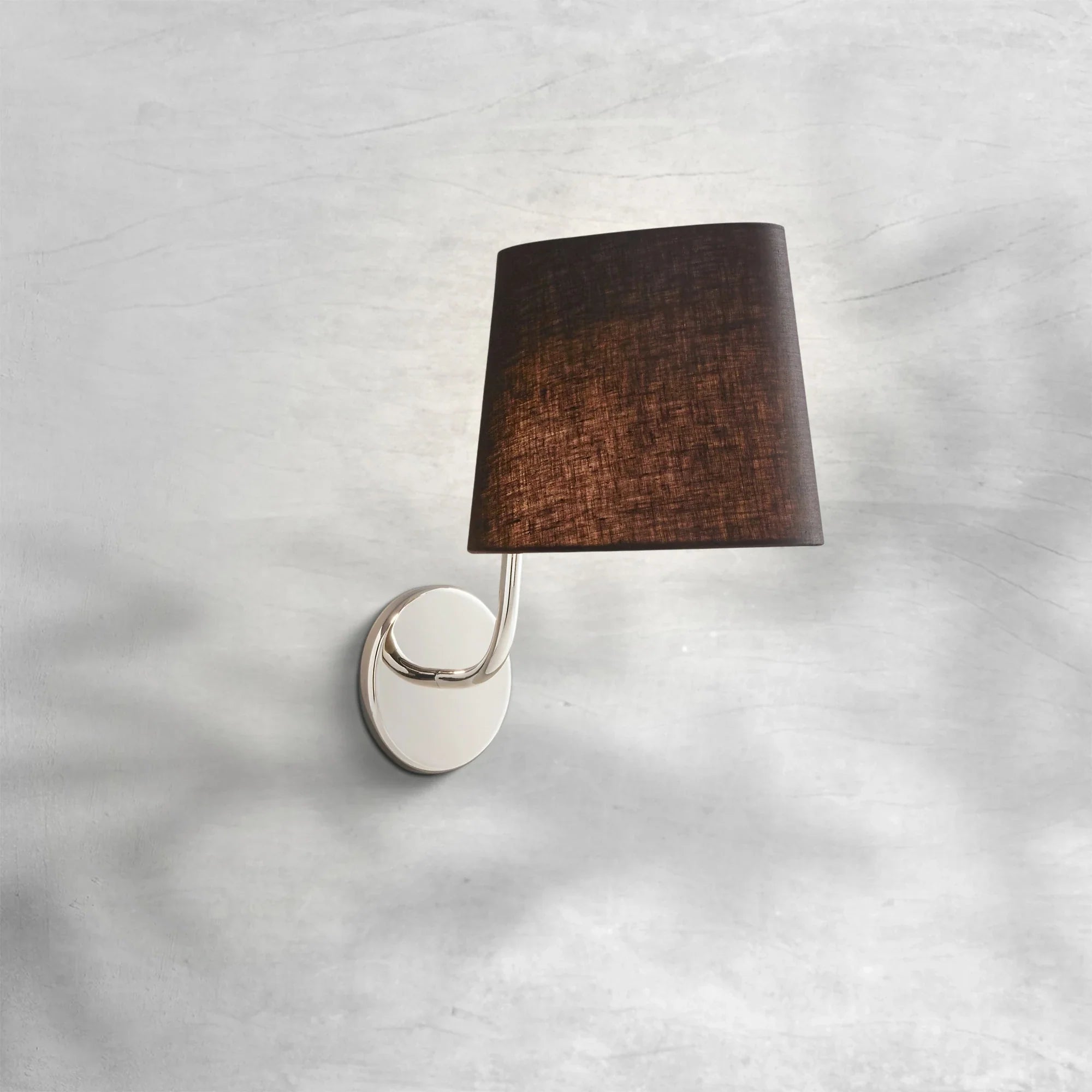 Elegant Brass & Nickel Martinea Wall Sconce with LED Shade