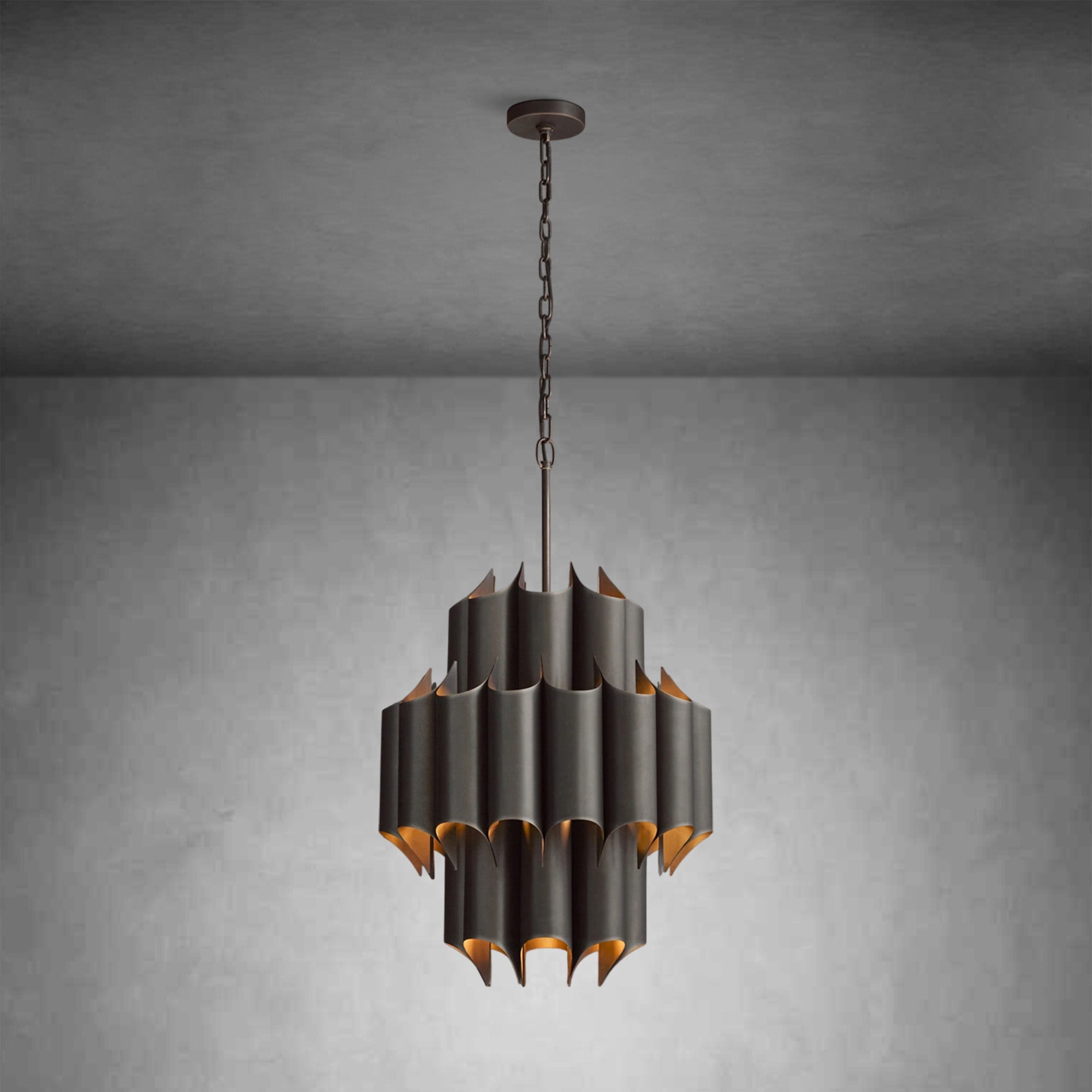 Cathedr Chandelier 24"