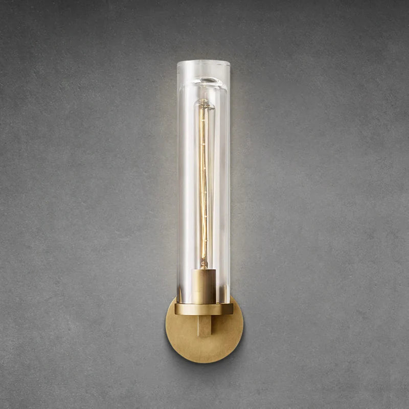 Saviler Glass Round Sconce
