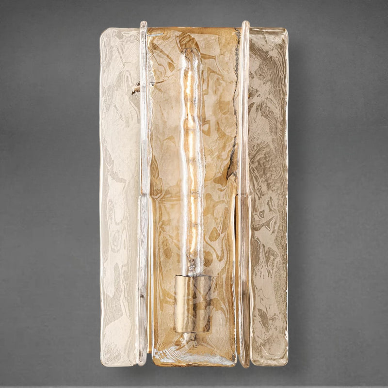 Lattice Glass Sconce 15"