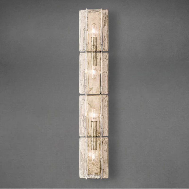 Lattice Glass Grand Sconce 49"61"