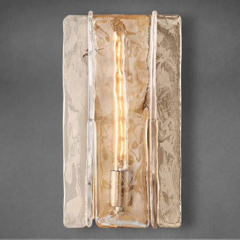 Lattice Glass Sconce 15"
