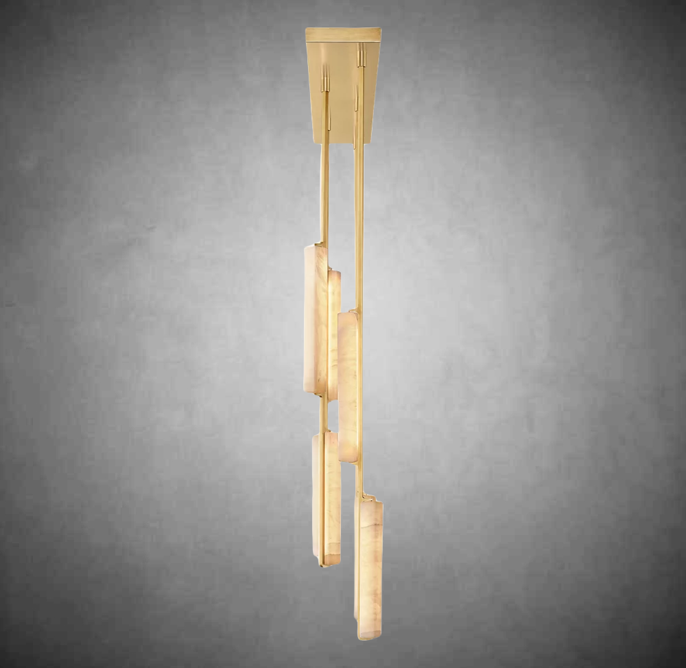 Aurivox Alabaster Linear Chandelier