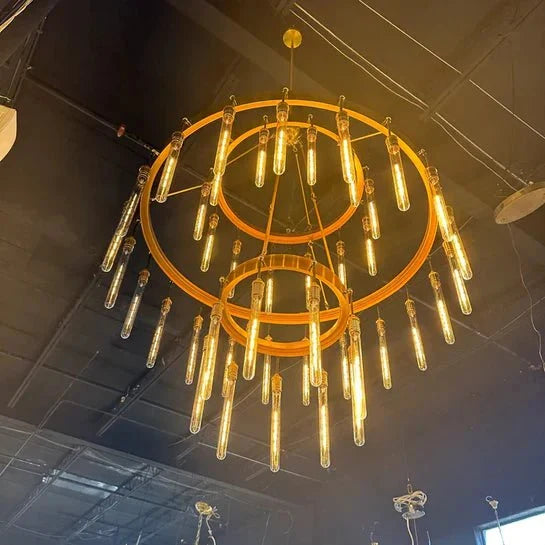 Retro-Inspired Metal Pendant Light Chandelier for Living Room/Bedroom/Staircase/Villa