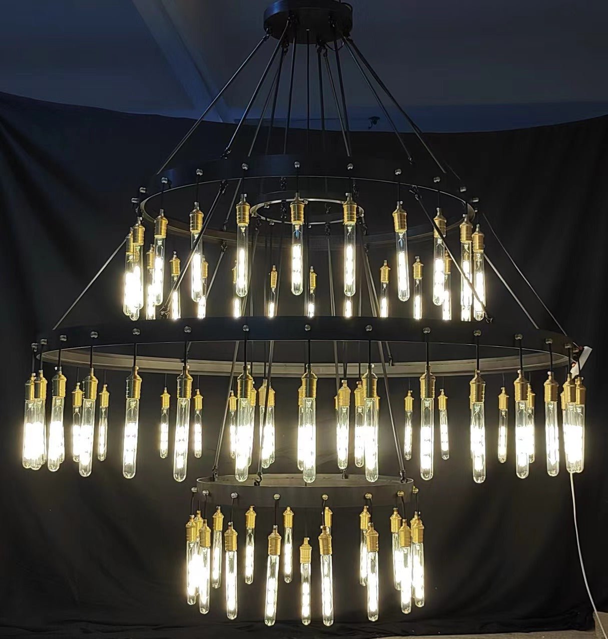 Retro-Inspired Metal Pendant Light Chandelier for Living Room/Bedroom/Staircase/Villa