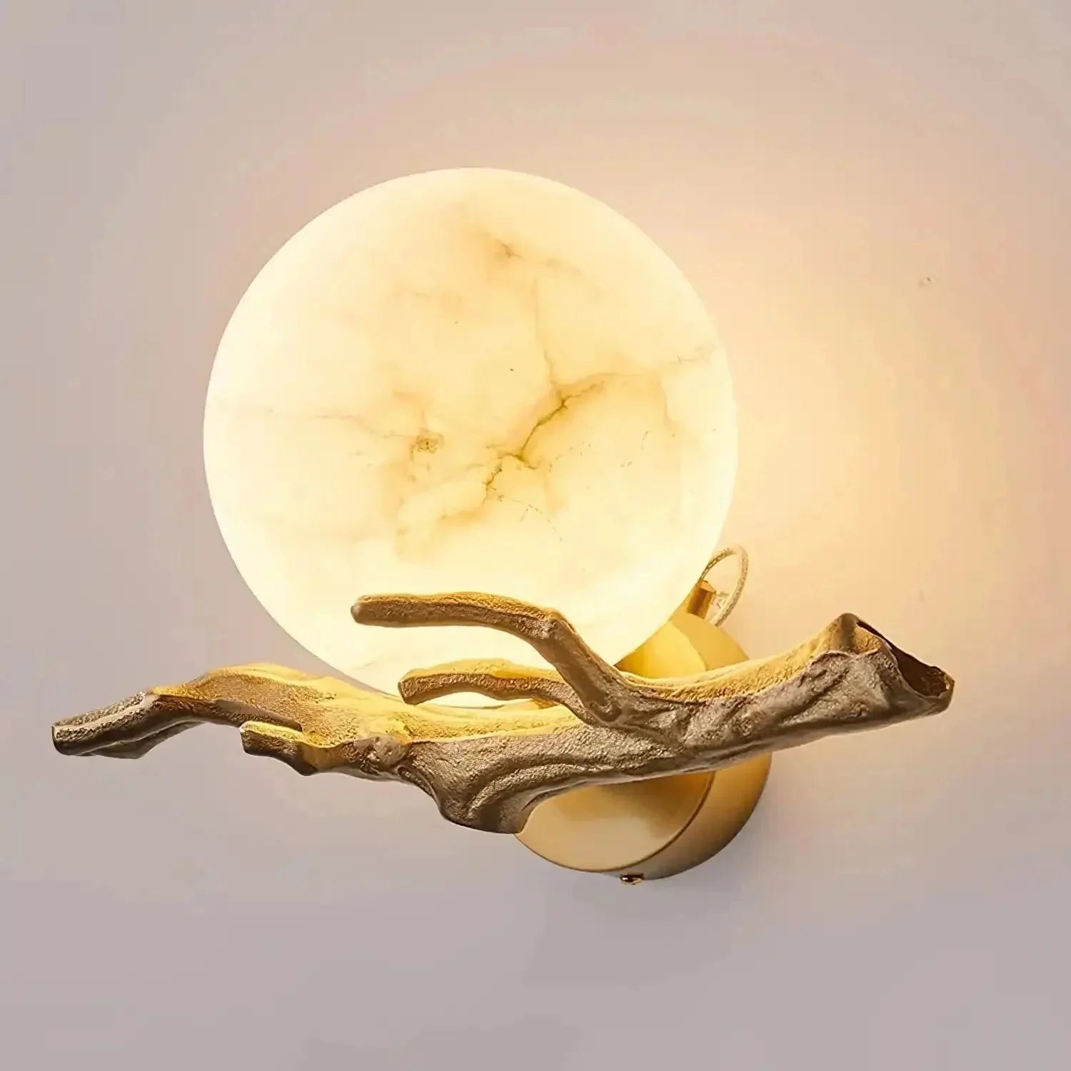 Retro Twigs Alabaster Wall Lamp - Dia 11.8âł(30cm) x H 7.9âł(20cm)Blushlighting