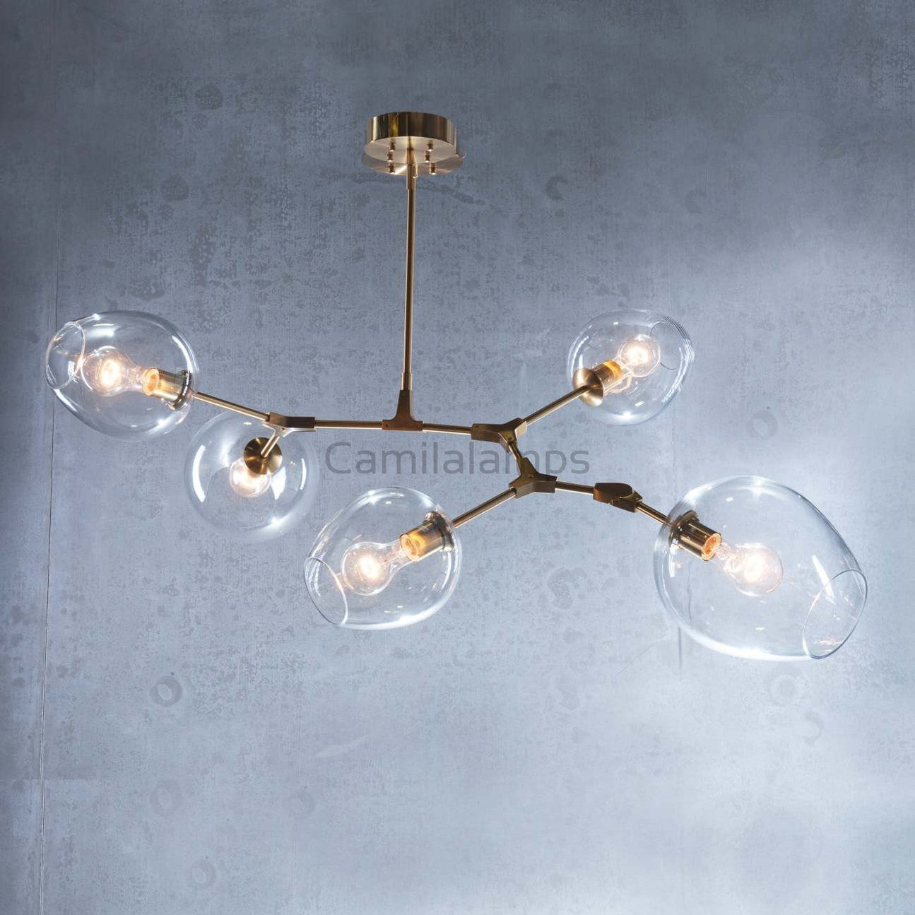 Covington Drop Globe Branching Bubble Chandelier 30''