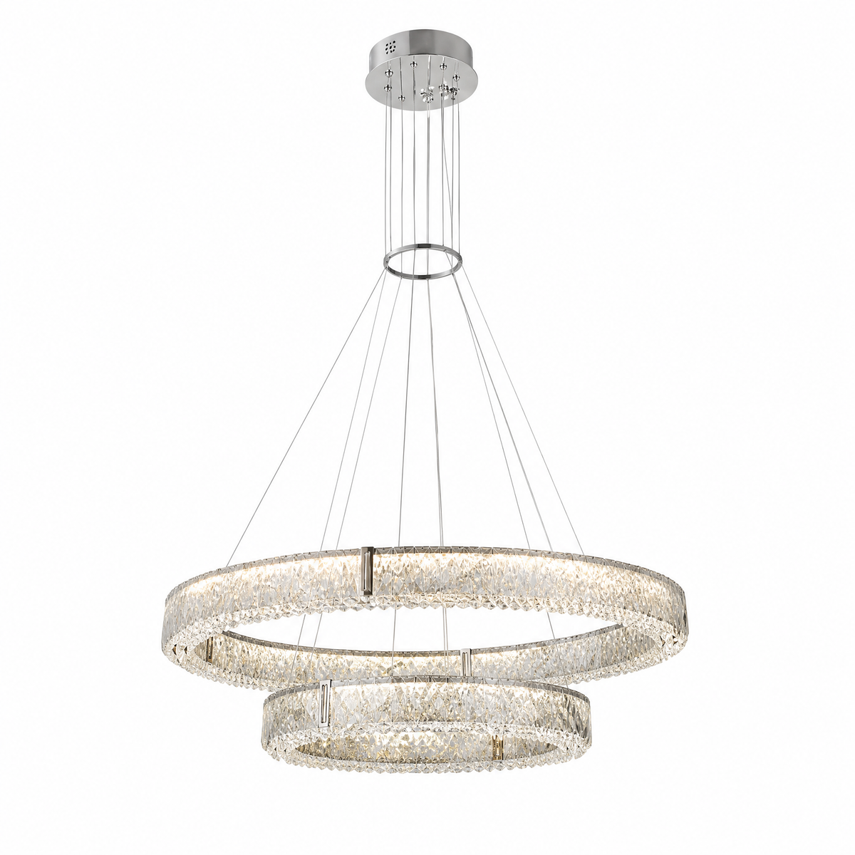 Roccia Stone Crystal Chandelier — product photo