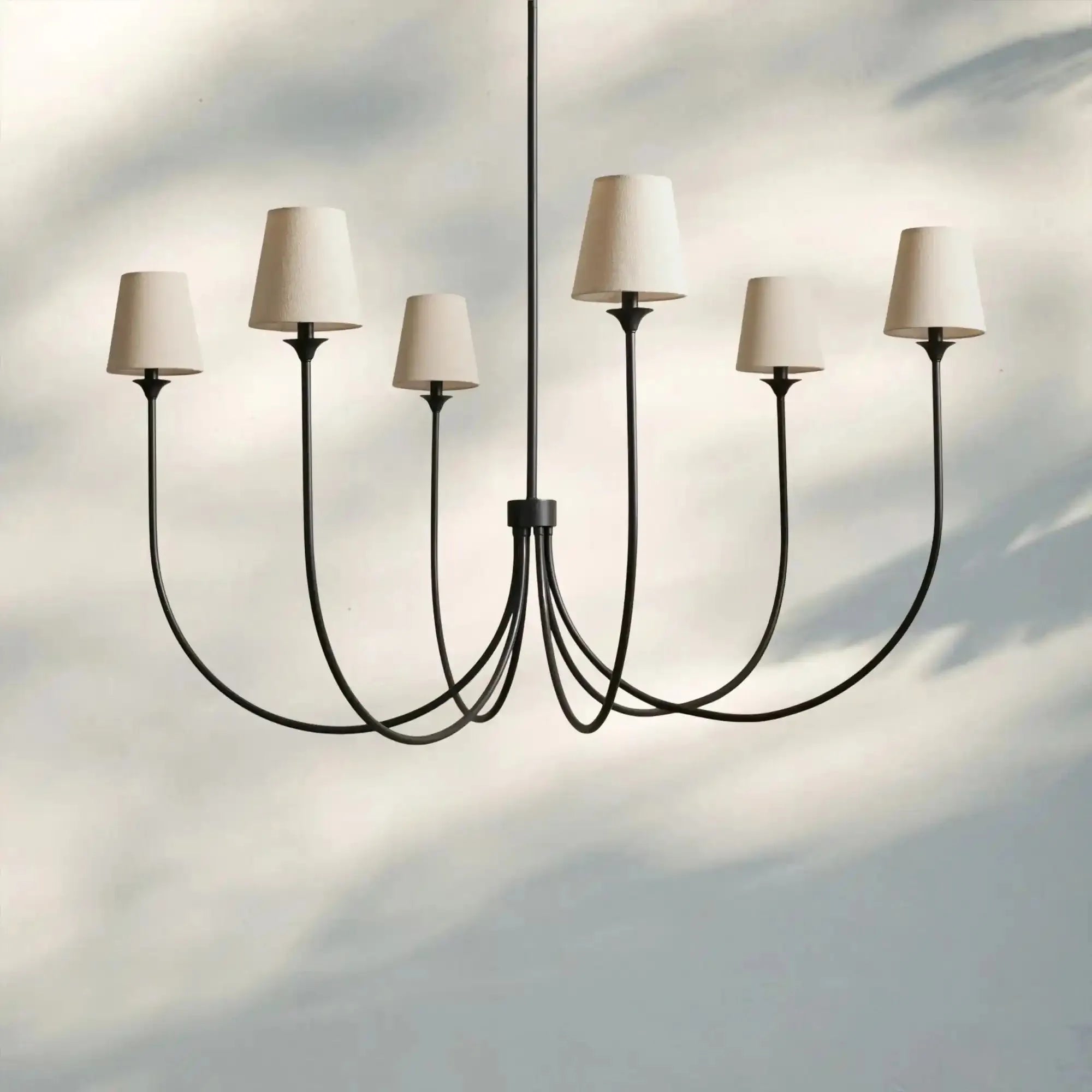 Saige Round Chandelier - Bronze55"Blushlighting