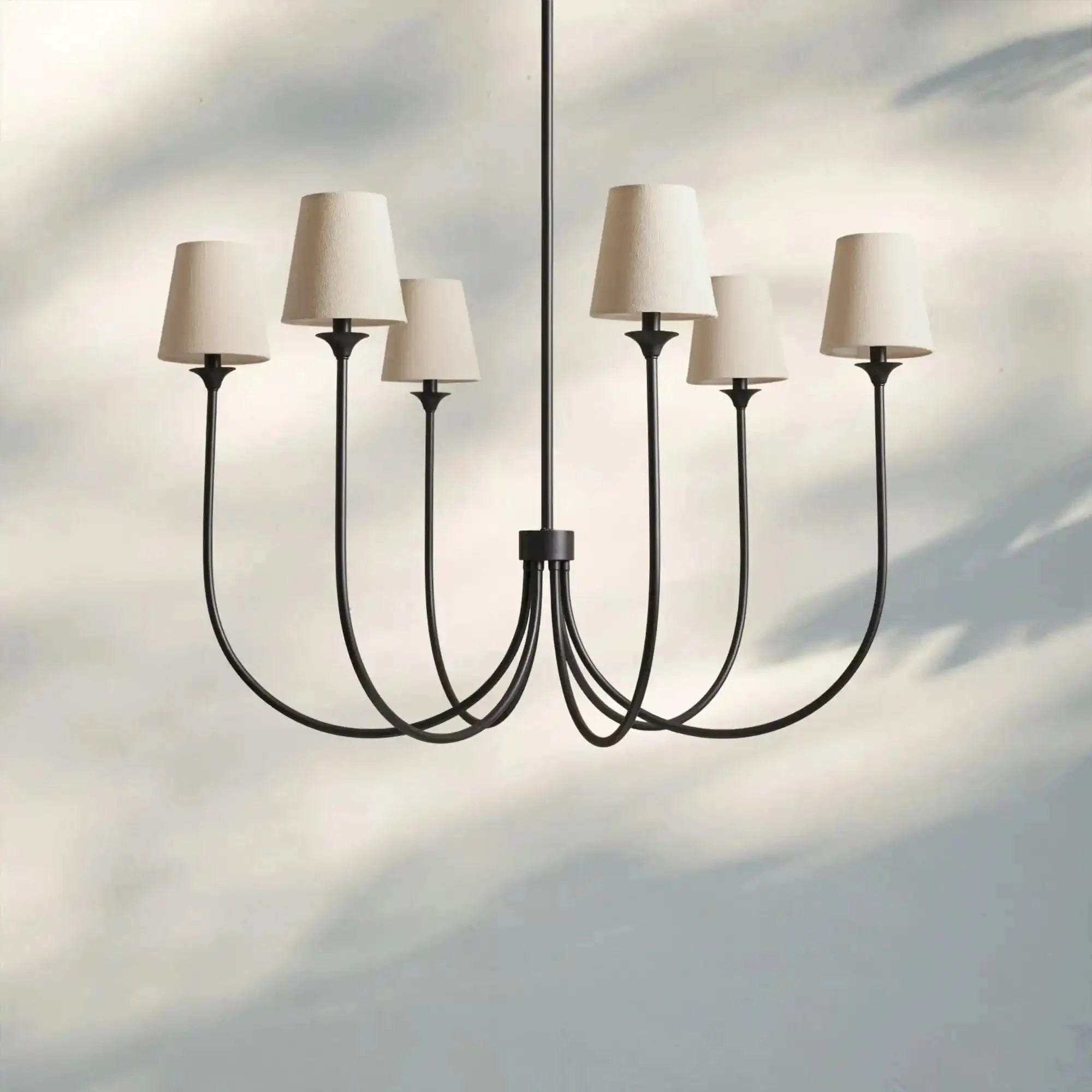 Saige Round Chandelier - Bronze42"Blushlighting