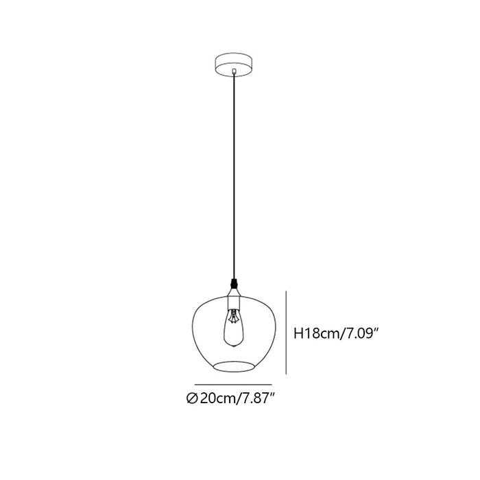 Modern Smoke Gray Glass Lamp Designer Chandelier