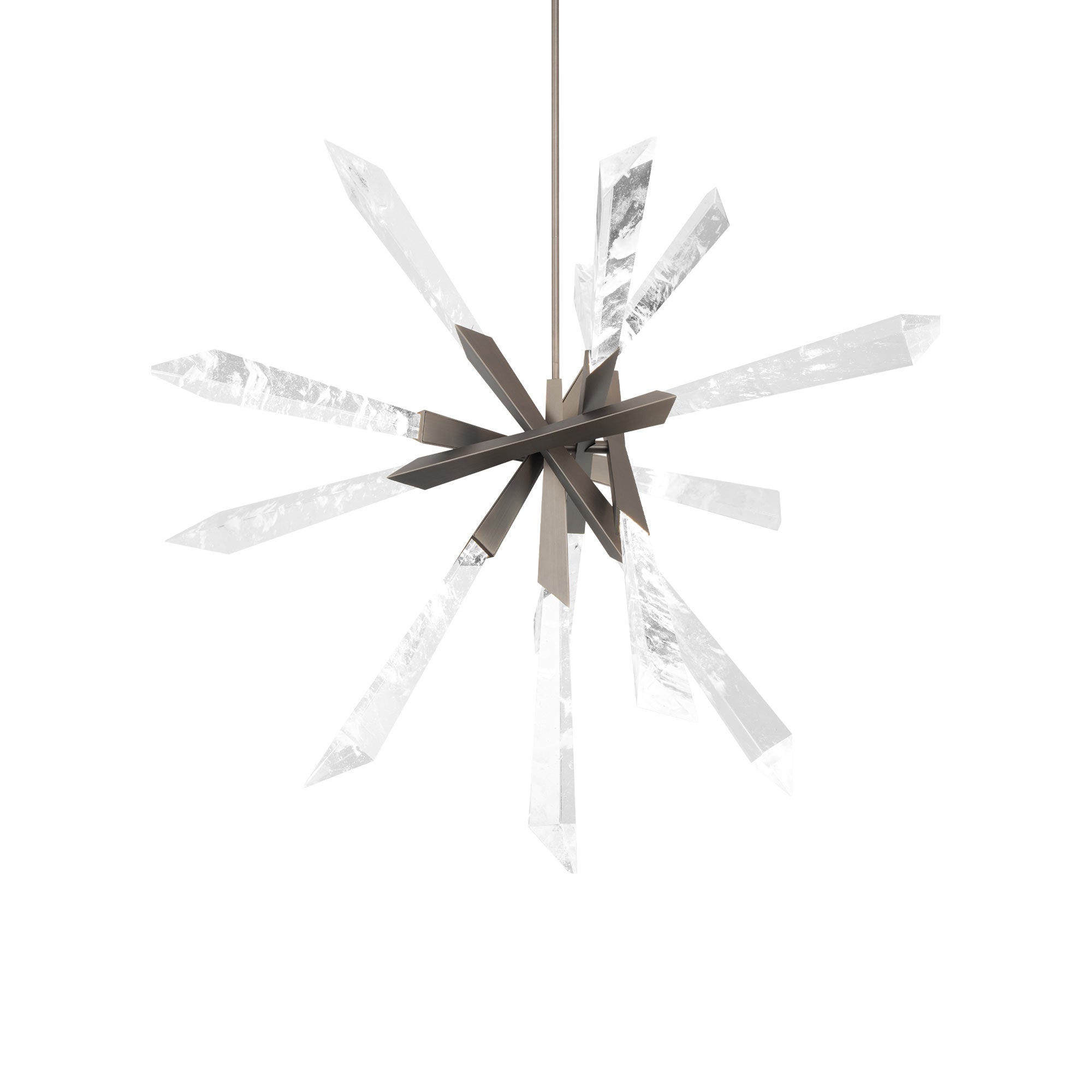 Solitu LED Pendant Light – Crystal Spear Modern Fixture