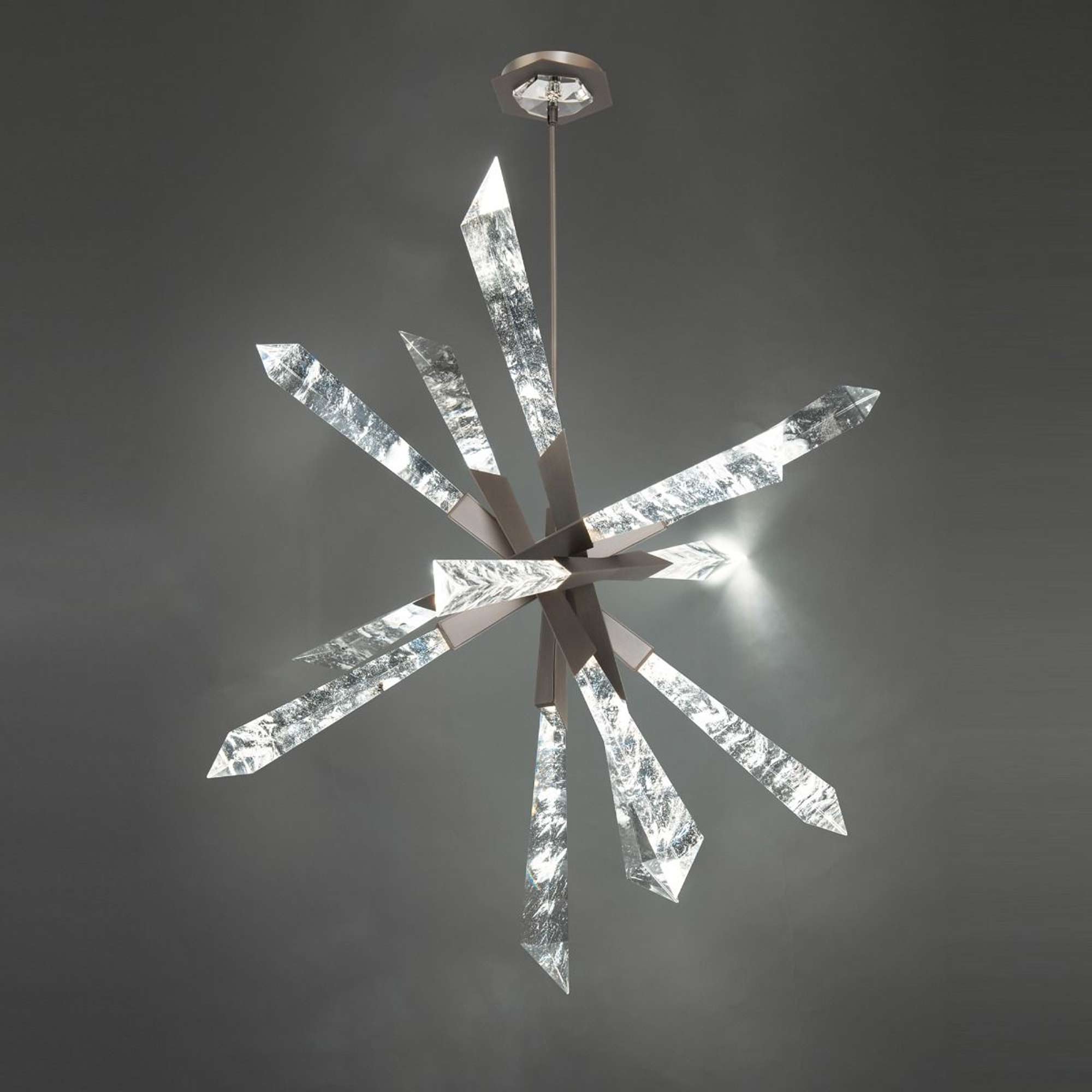 Solitu LED Pendant Light – Crystal Spear Modern Fixture