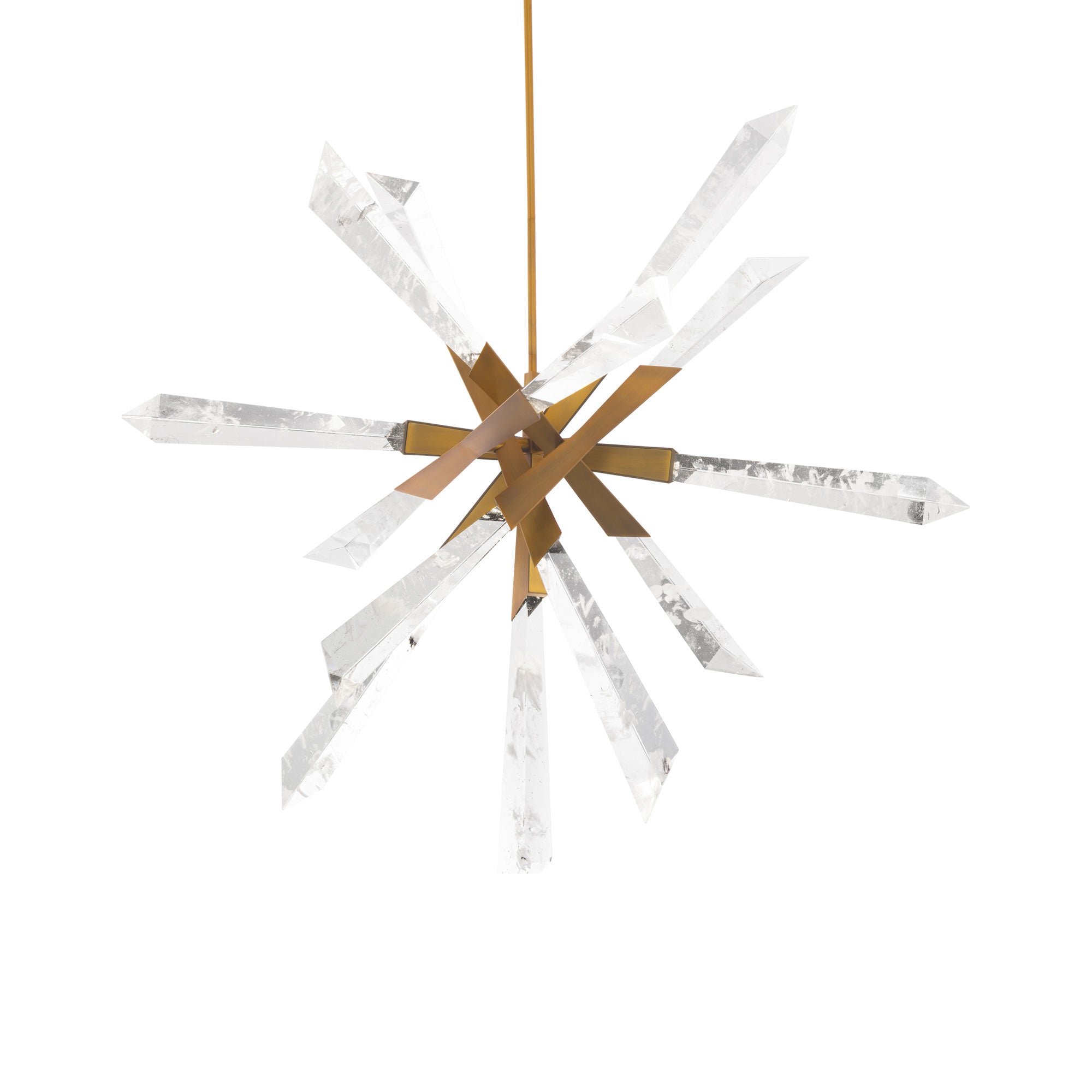 Solitu LED Pendant Light – Crystal Spear Modern Fixture