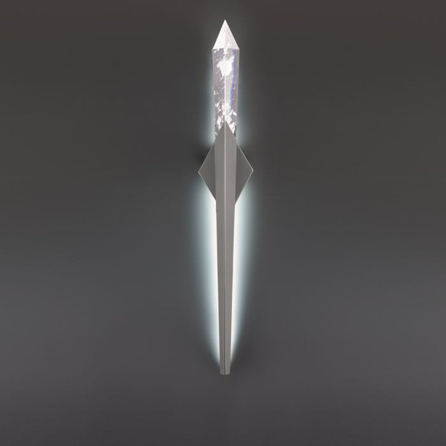 Solitude LED Wall Light – Dimensional Metal Stem with Quartz Glow