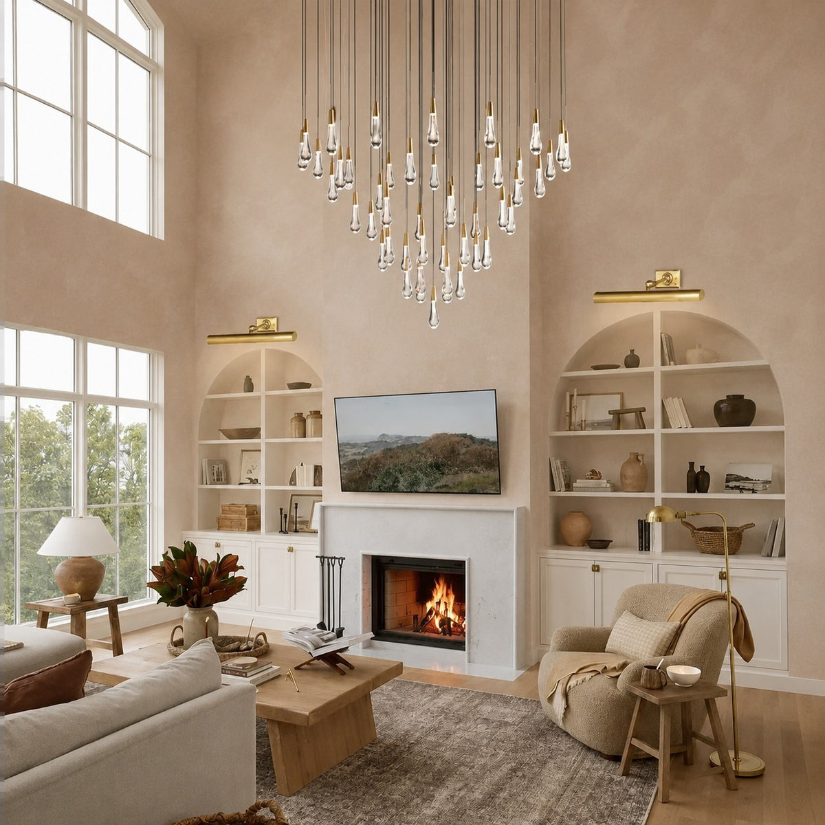 Sorenza Round Chandelier 17"24"36"48''58''