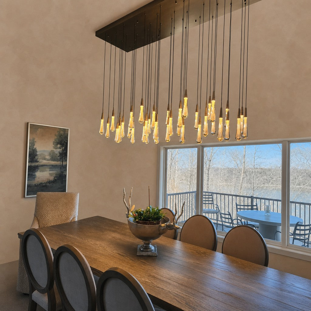 Sorenza Linear Chandelier 37"50"70"87"120"