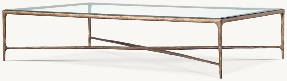 Thaddeus Glass Rectangular Coffee Table