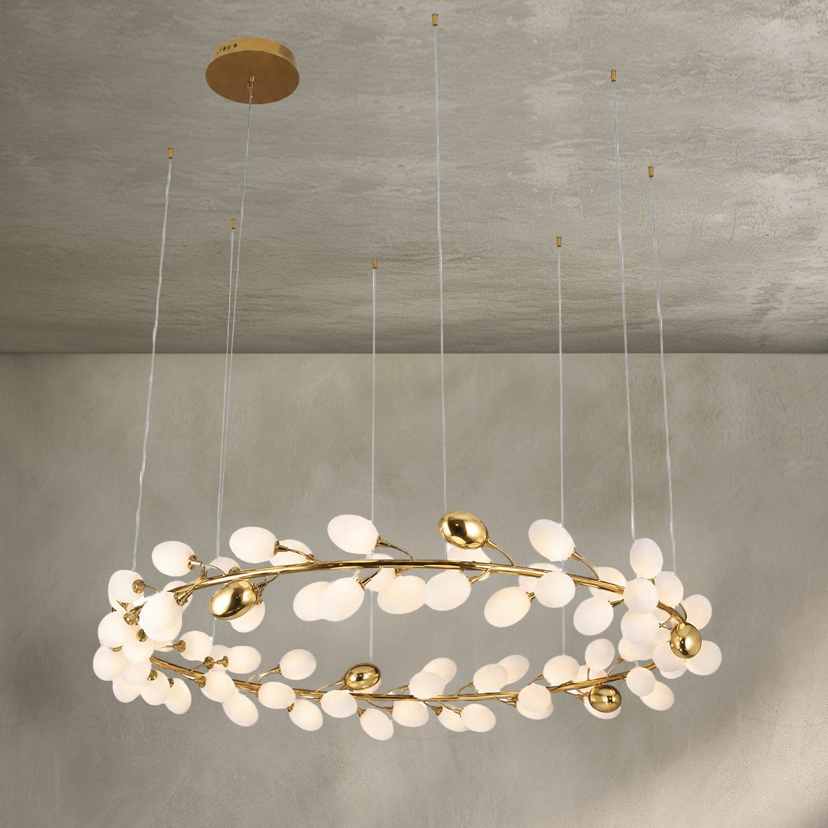 Stilla Brass Chandelier