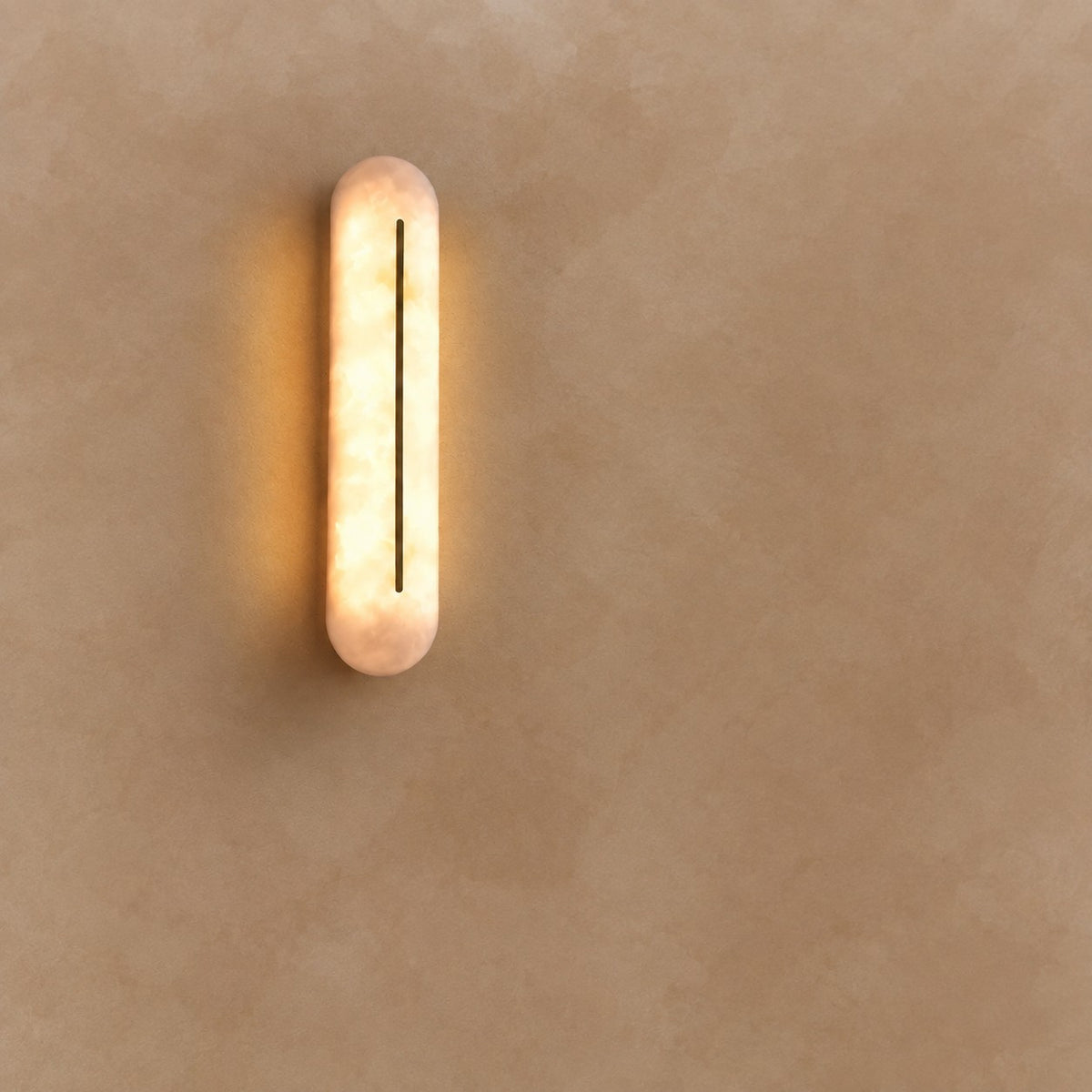 Valora Spanish Alabaster Minimalist Wall Sconce 18.1"