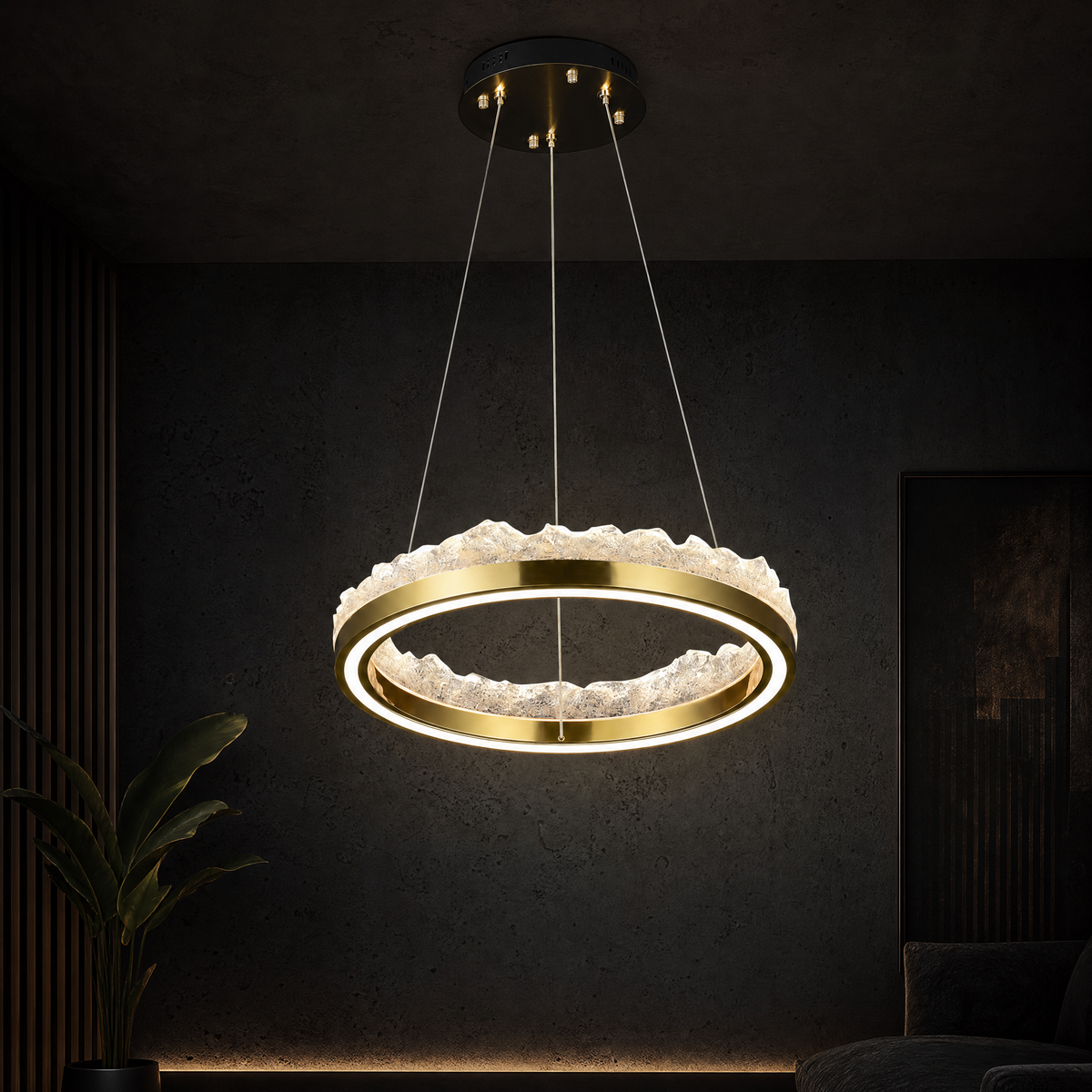 Vast Realm Modern Sculptural Pendant Light - main