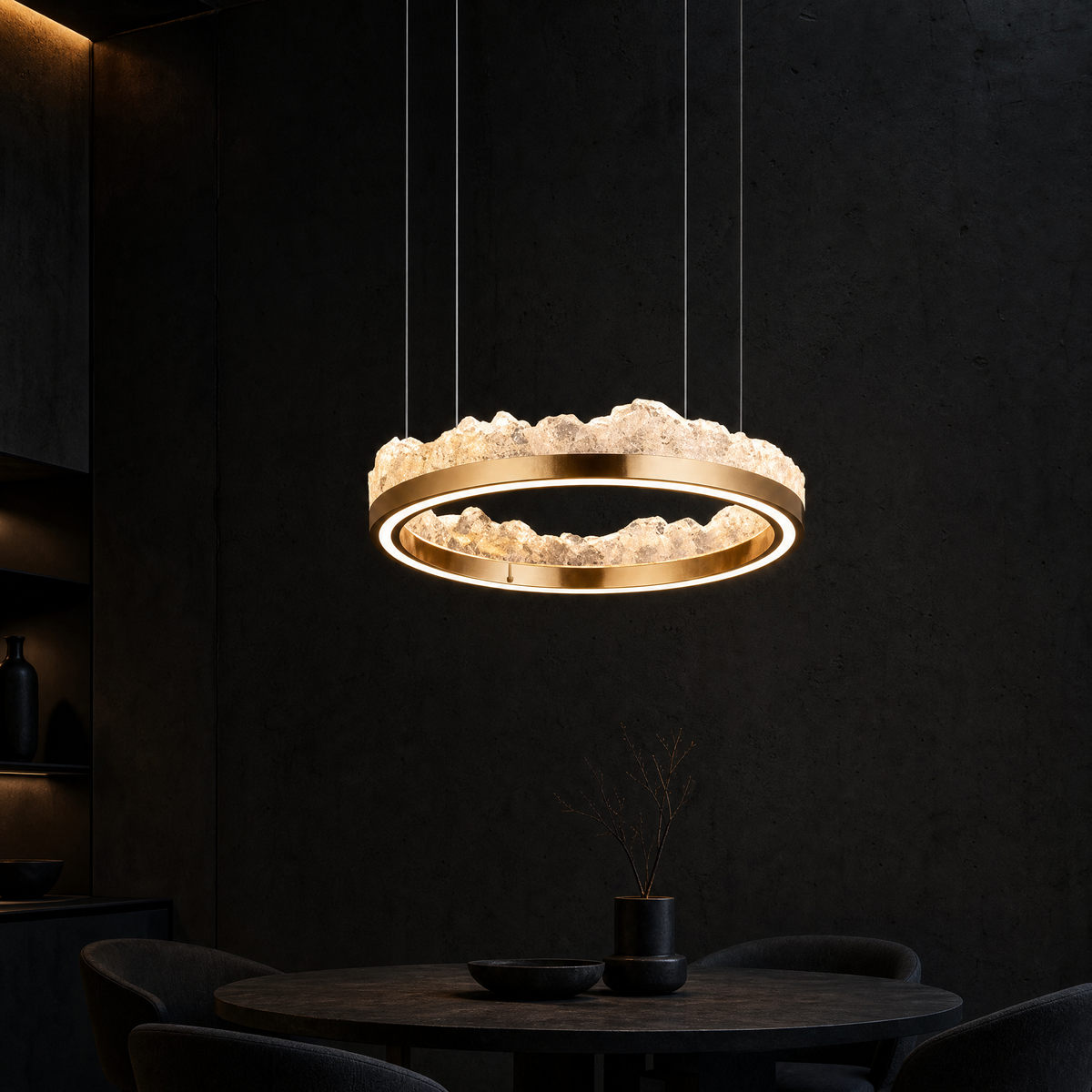 Vast Realm Modern Sculptural Pendant Light - main