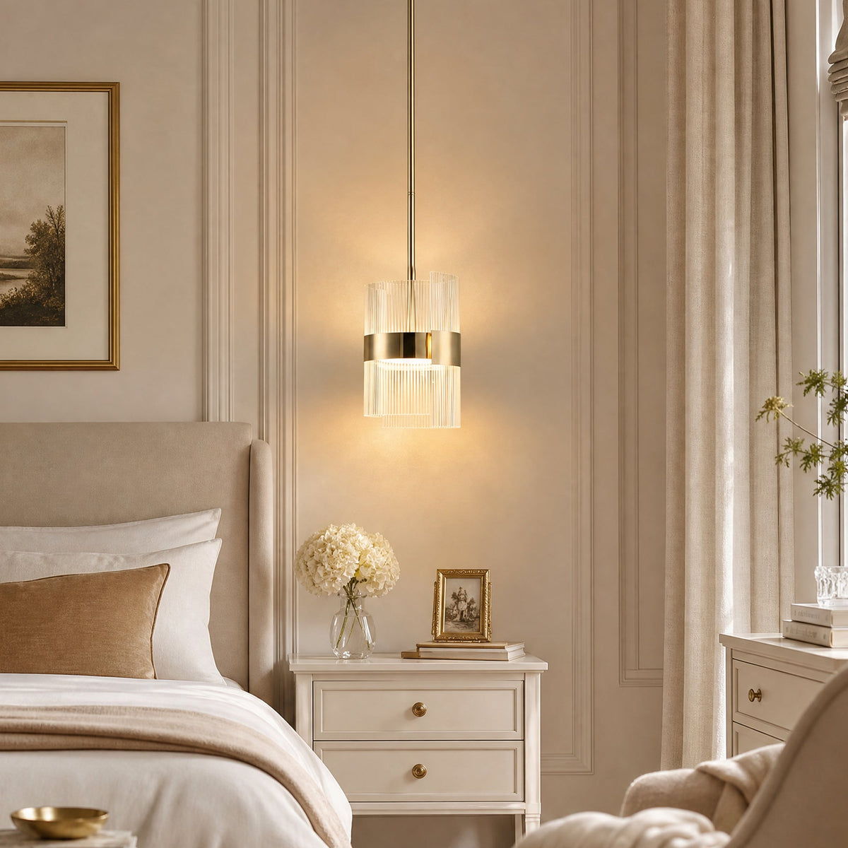 Ribbon Round Modern Chandelier