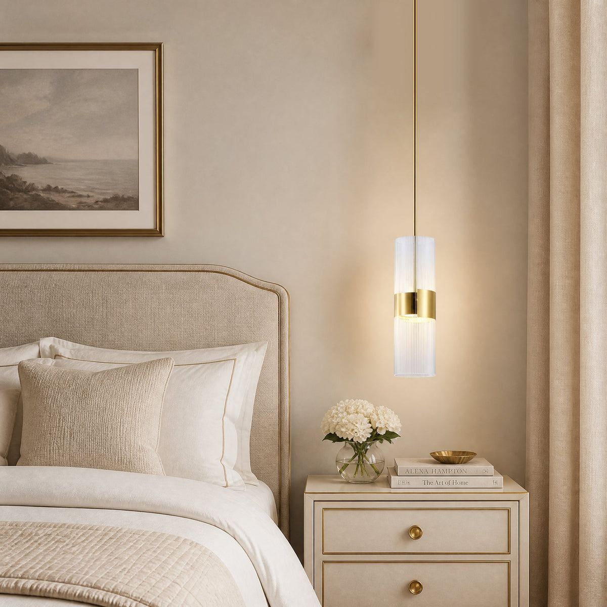 Ribbon Round Modern Chandelier