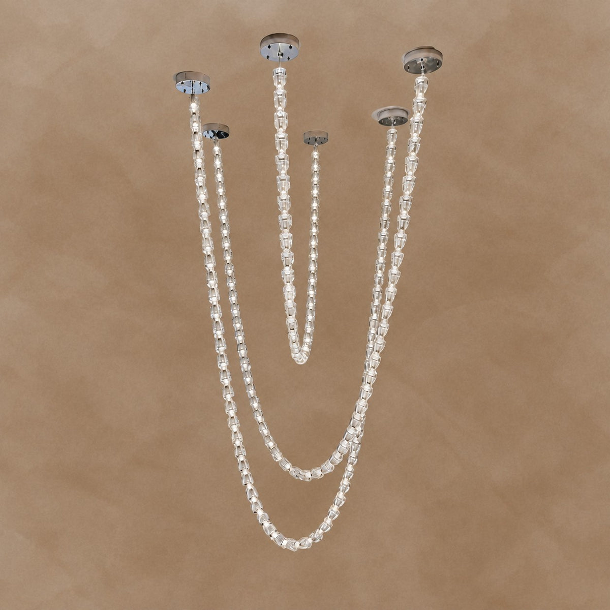Versailles Veil Cascading Crystal Chandelier