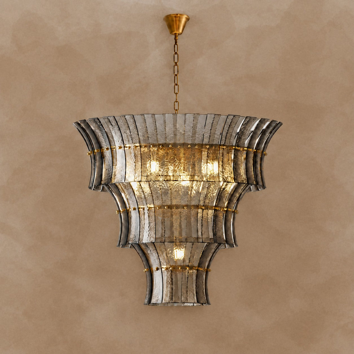Vespera Artisan Murano Chandelier 23.6"
