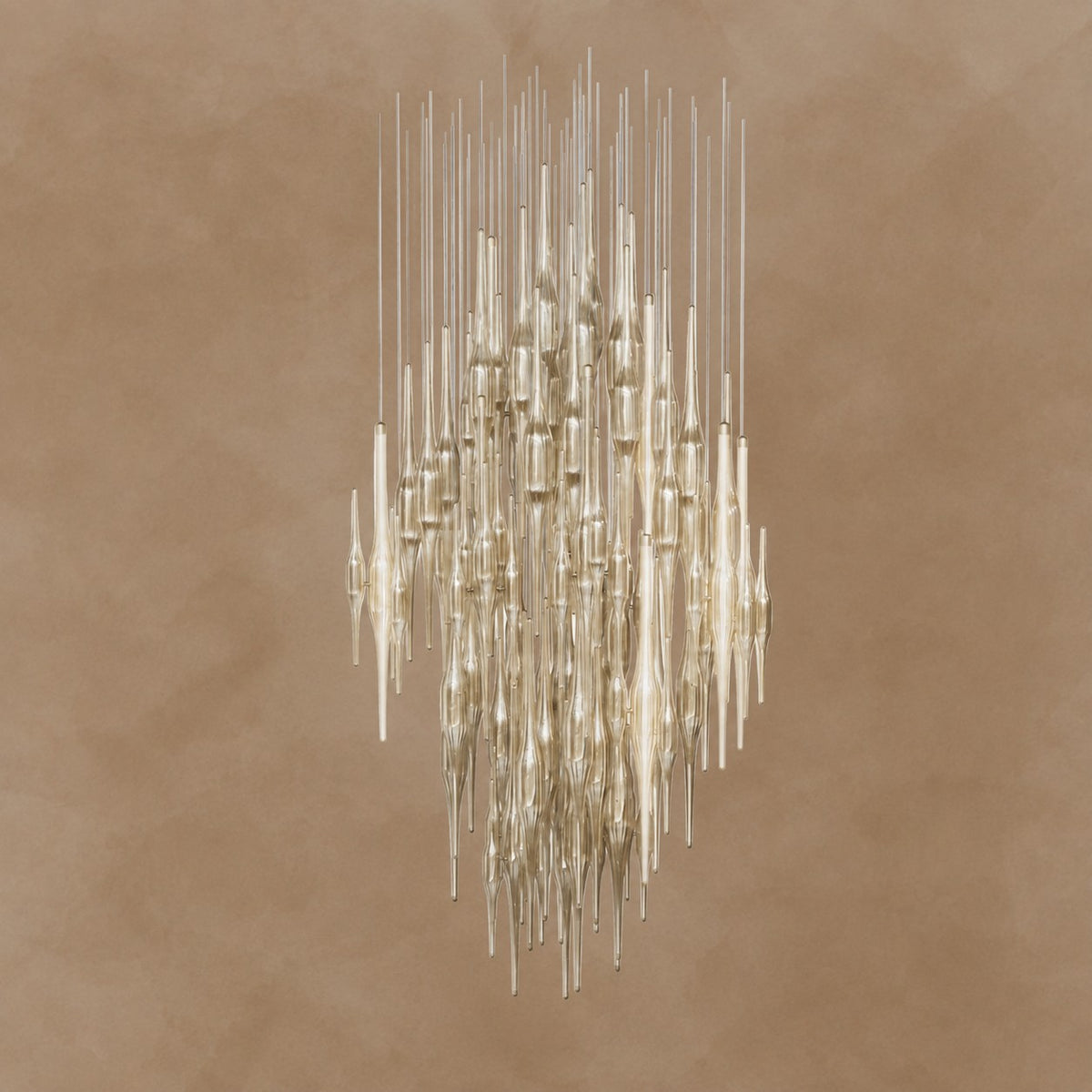 Vitara Glass Drop Chandelier 23.6"-70.9"