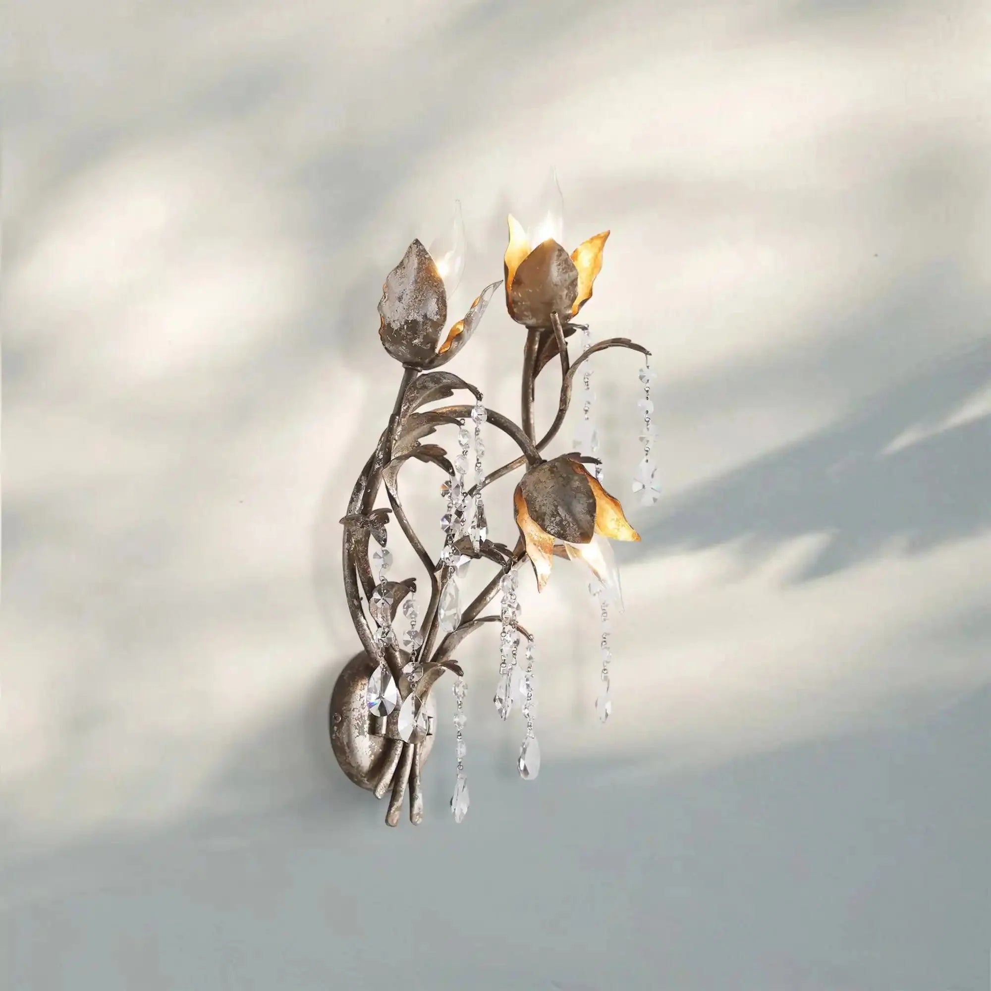 Viticcia 3-Light Wall Sconce - clear finish, modern home lighting