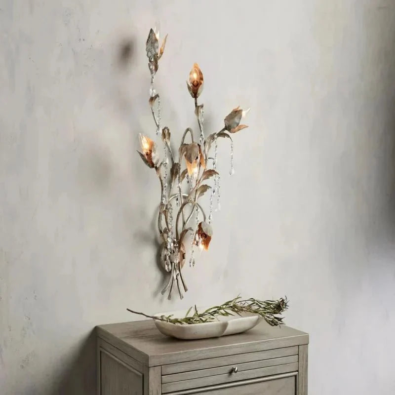 Viticcia 3-Light Wall Sconce in clear by Blush Lighting