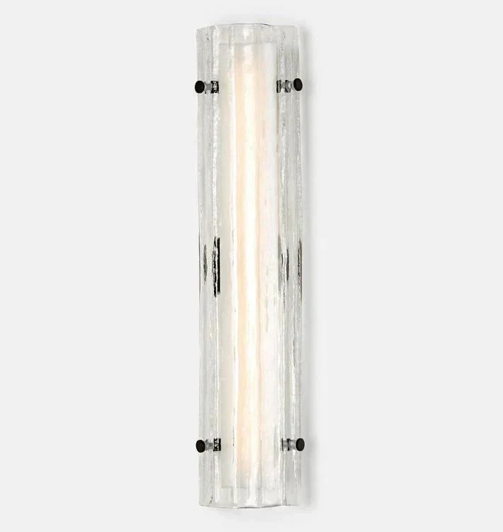 Willamette Glass Wall Sconce 28" - Arialamps
