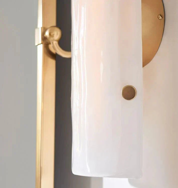 Willamette Glass Wall Sconce 28" - Arialamps