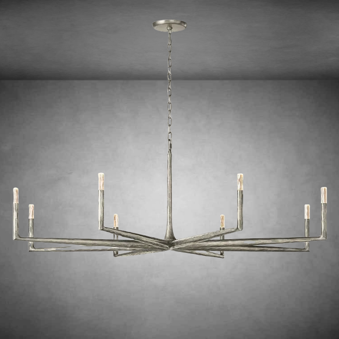 Briony Forged Round Chandelier 36''48"60''72''