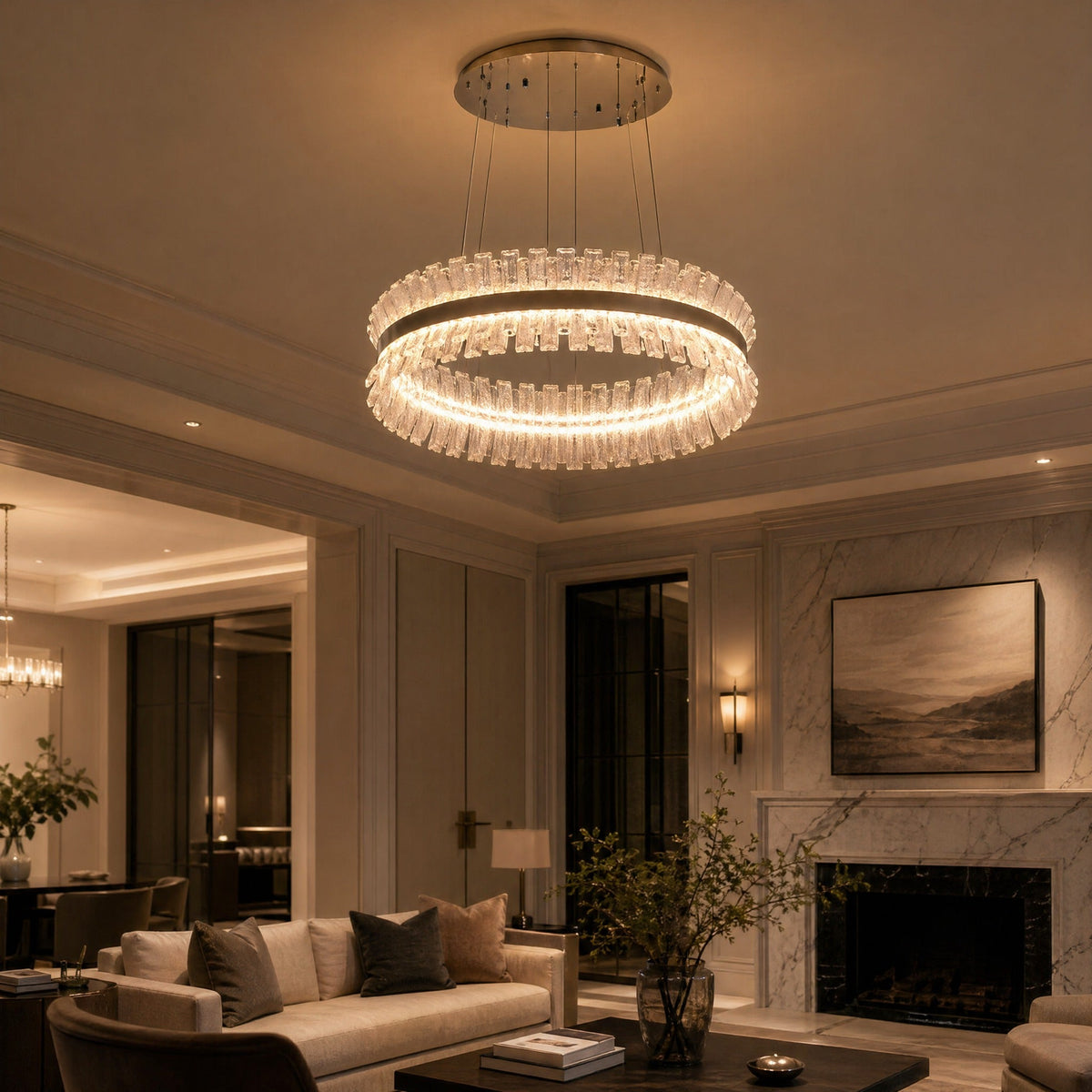 Chandelier For The Dining Room in a dining room