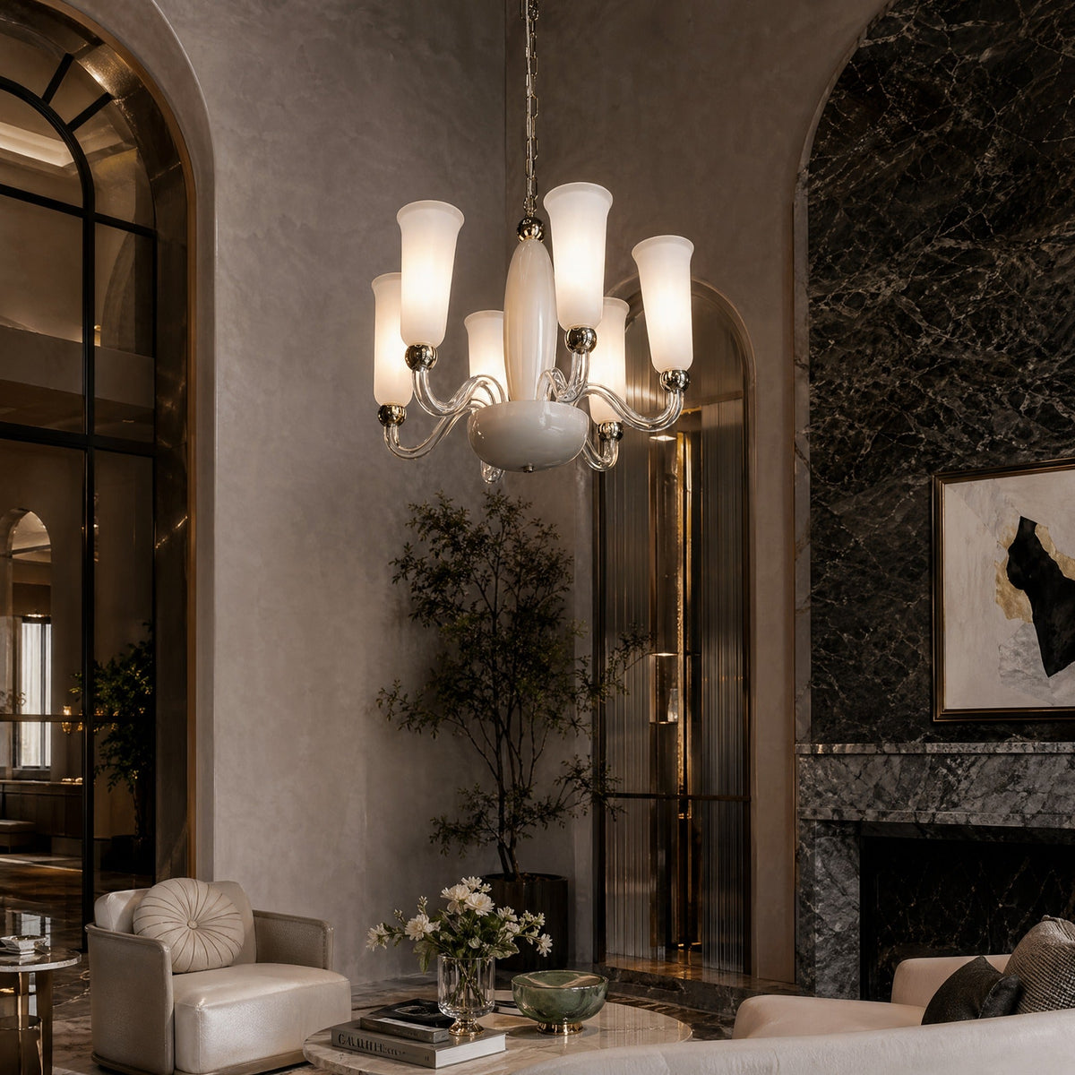 Modern Pendant Light in a dining room