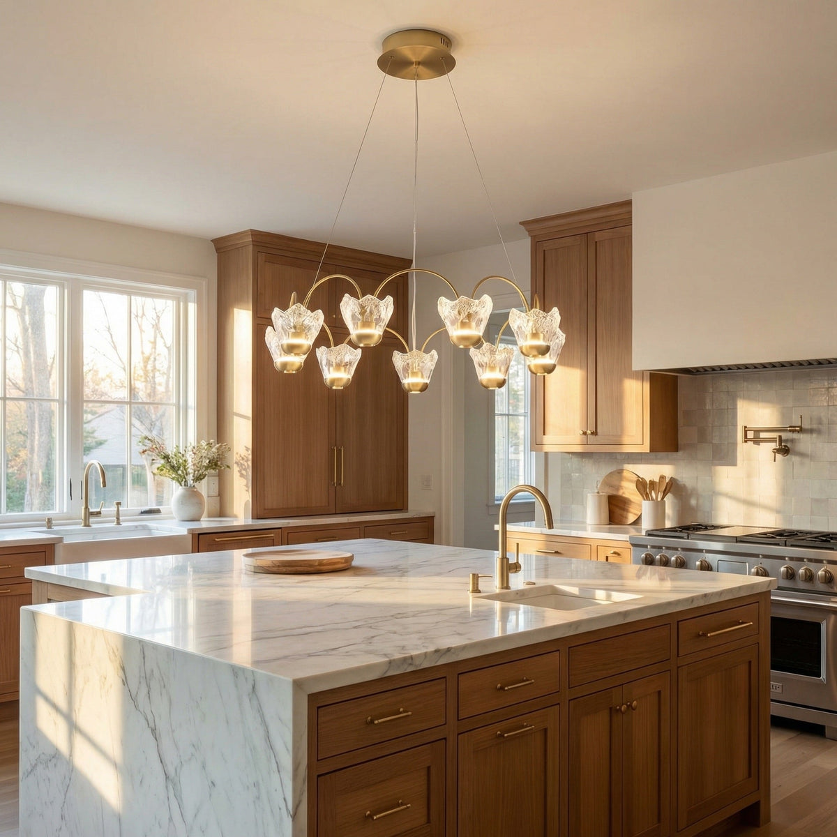 Contemporary Pendant Light in a living room