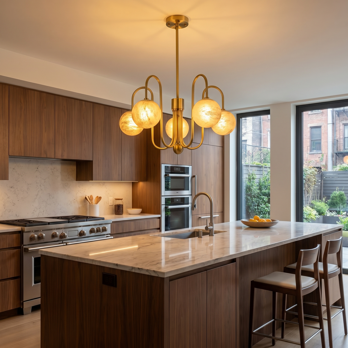Brass Arc Alabaster Pendant Light — D710 — mra-brass-arc-91058-d710-scene-2