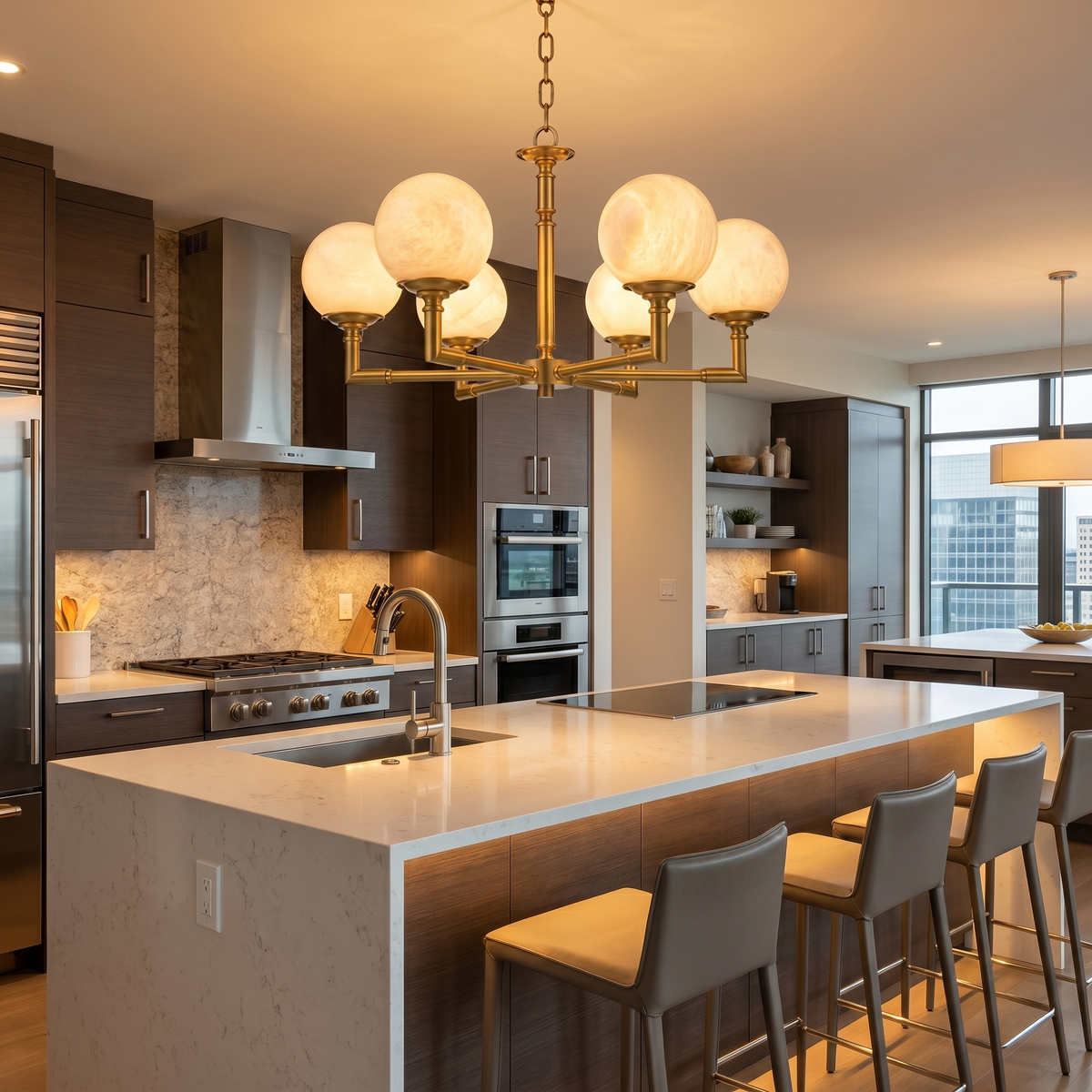 Brass Orb Classic Alabaster Pendant Light — D730 — mra-brass-orb-classic-91063-d730-scene-2