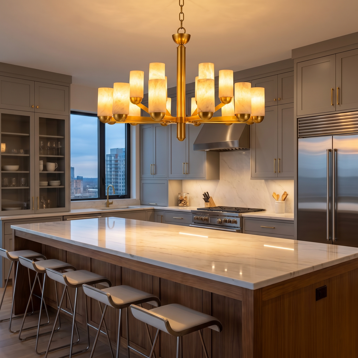 Cylinder Shade Alabaster Pendant Light — D1020 — mra-cylinder-shade-91065-d1020-scene-2