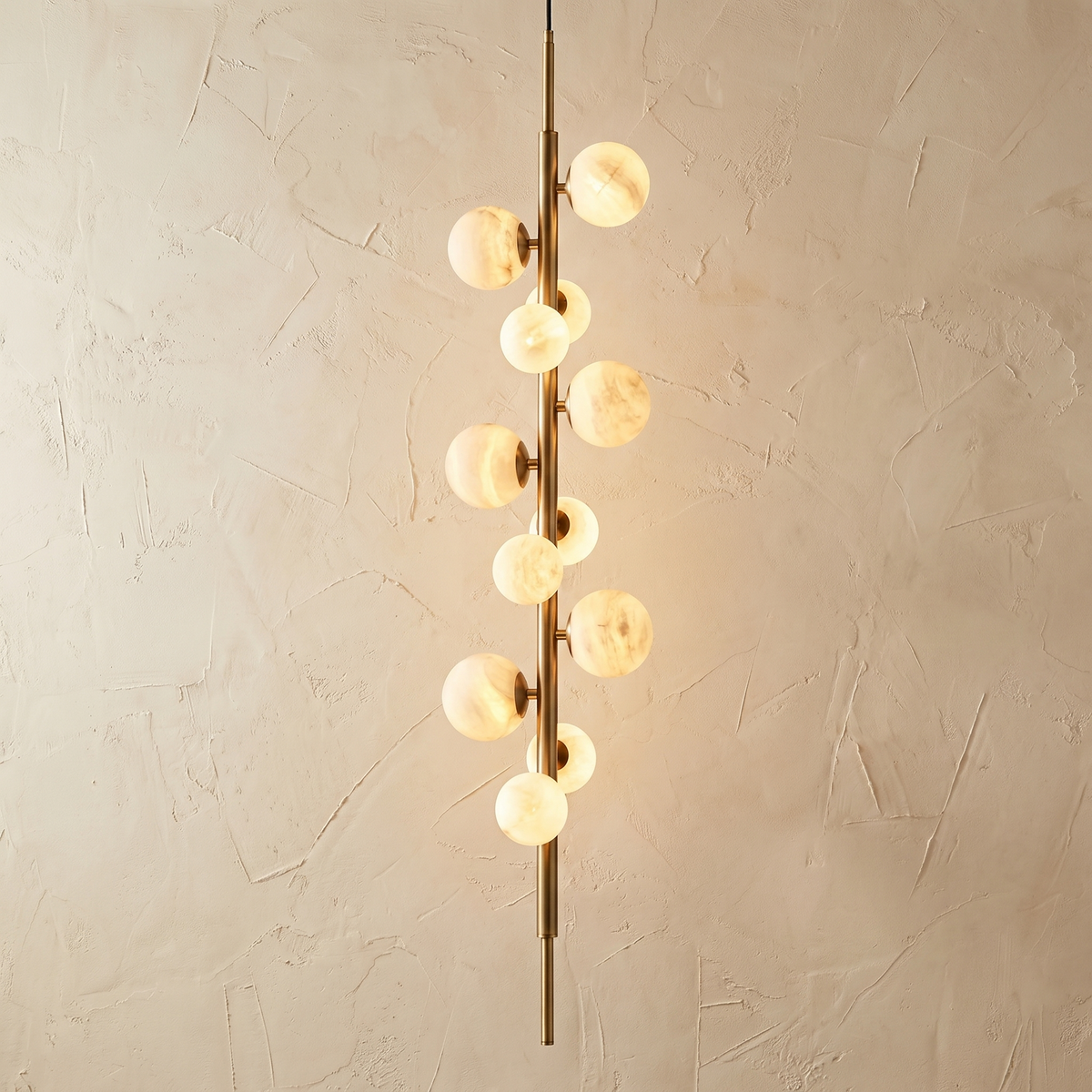 Vertical Orb Cascade Alabaster Pendant Light — D380 — mra-vertical-orb-cascade-91021-d380-product