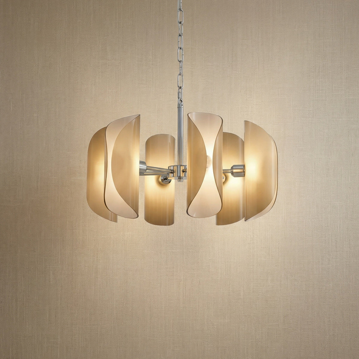 Yiosi Phantom Glass Pendant Light - 24" (Dia 600mm) Smoke
