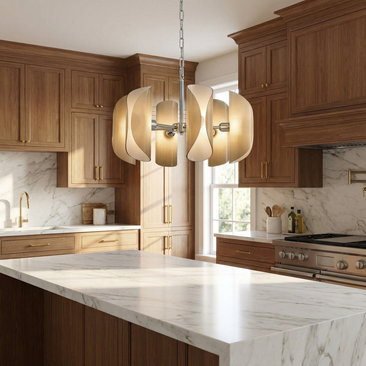Pendant Light Fixtures Glass in a living room