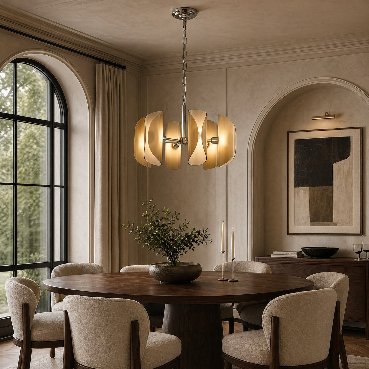 Pendant Light Fixtures Glass in a bedroom