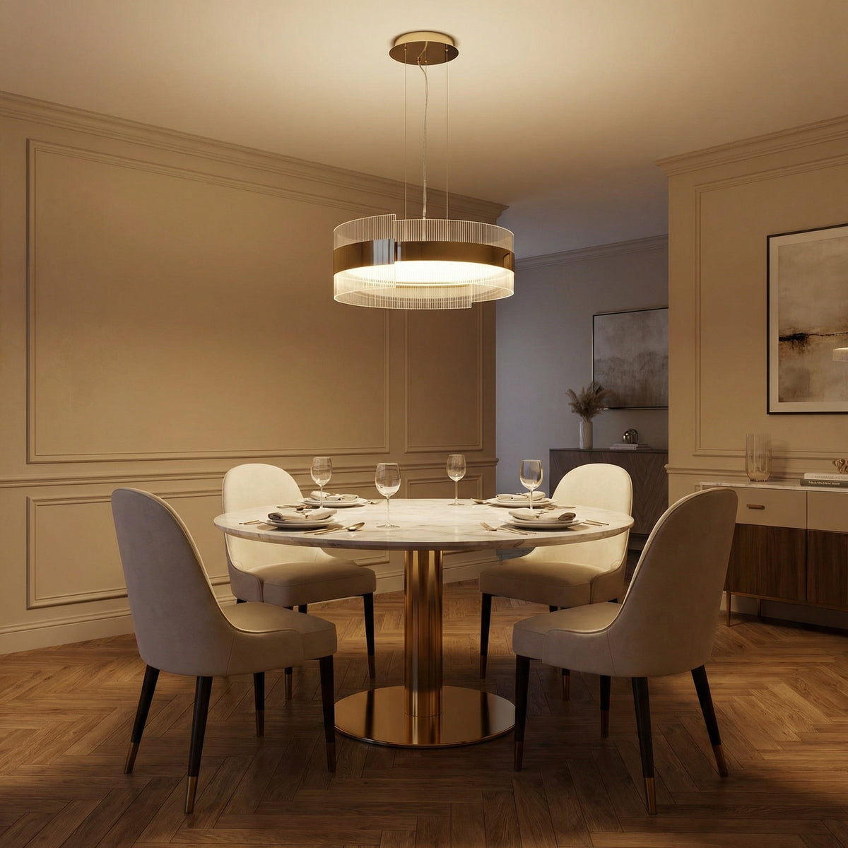 Yiosi Series Acrylic Pendant Light - scene-1