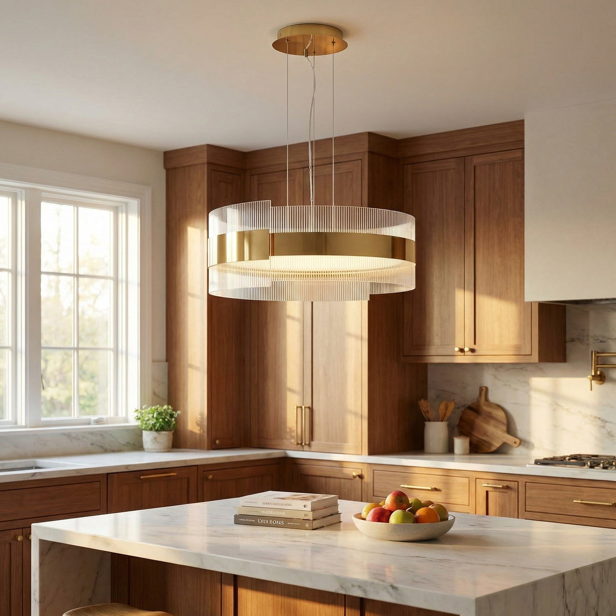 Yiosi Series Acrylic Pendant Light - scene-2