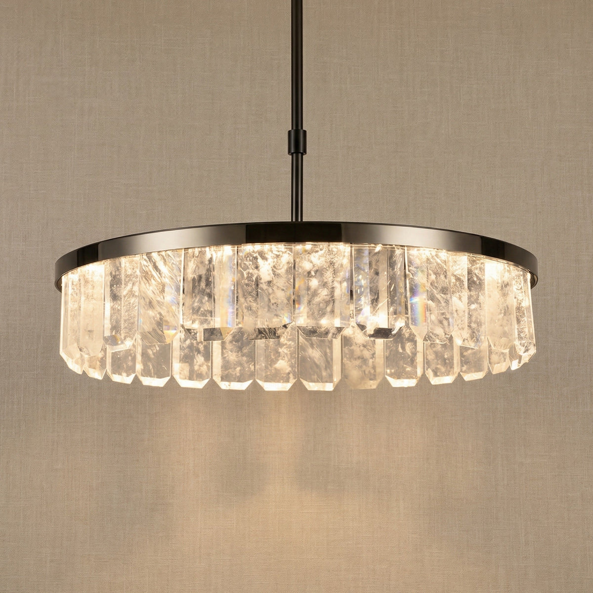 Yiosi Series Crystal Pendant Light Style B - 31" (Dia 800mm)